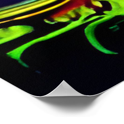 Whimsical Tree met Full Moon Poster (Hoek)