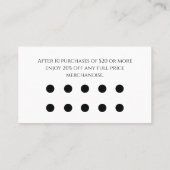 Whimsical Tree of Life Elegante Grijze Korting Klantenkaartje (Achterkant)