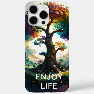 Whimsical Tree of Life Fantasy esthetisch iPhone 16 Pro Max Hoesje