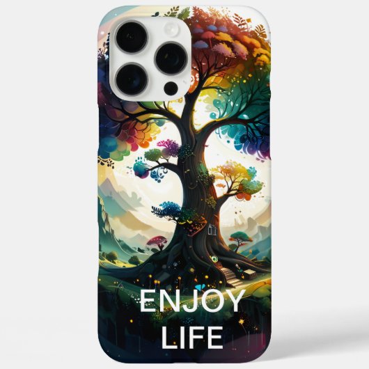 Whimsical Tree of Life Fantasy esthetisch Case-Mate iPhone Case (Achterkant)