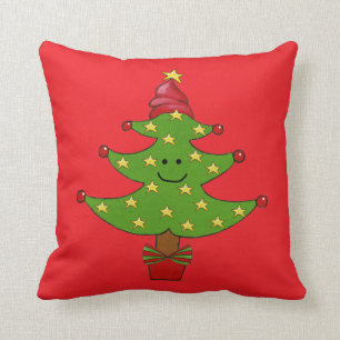 Whimsical Tree Throw Cushion Kussen