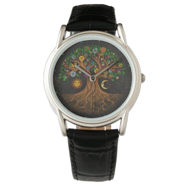 Whimsical Tree - Yggdrasil Horloge (Voorkant)
