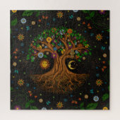 Whimsical Tree - Yggdrasil Legpuzzel (Verticaal)