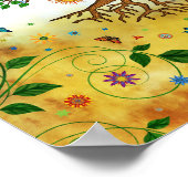 Whimsical Tree - Yggdrasil Poster (Hoek)