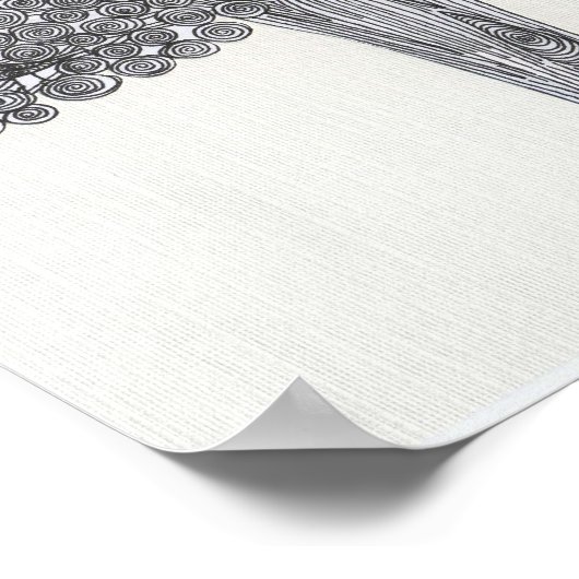 Whimsical Tree - Zie je vogels? Poster (Hoek)