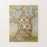 Whimsical Treehouse Storybook Legpuzzel<br><div class="desc">Delight someone special with this charming children’s illustration greeting card. Featuring a soft storybook-style design with whimsical details and gentle pastel tones, this card is perfect for birthdays, baby showers, nursery celebrations, or simply sending a sweet message. The playful and heartwarming artwork makes it ideal for kids, parents, and anyone...</div>