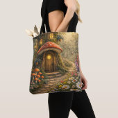 Whimsical Treehouse Tote Bag (Dichtbij)