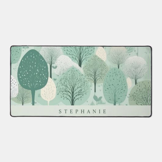 Whimsical Trees Desk Mat (Voorkant)
