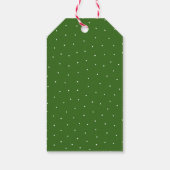 Whimsical Trees Holiday Cadeaulabel (Achterkant)