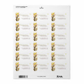 Whimsical Trees Interior Business Etiket (Full Sheet)