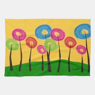 Whimsical Trees Kitchen Towel Theedoek