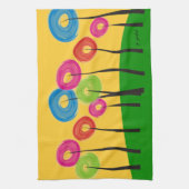 Whimsical Trees Kitchen Towel Theedoek (Verticaal)