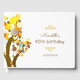 Whimsical Trees Milestone Verjaardag Gastenboek