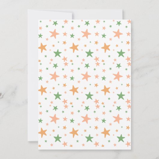 Whimsical Trees Pastel BOHO Kerstfeest Kaart (Achterkant)