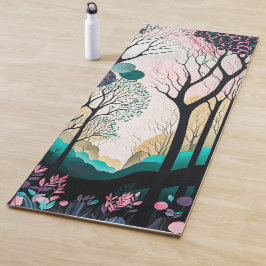 Whimsical Trees Yoga Mat