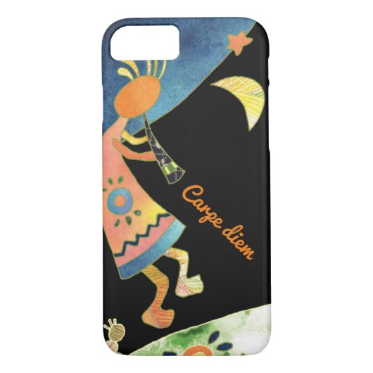 Whimsical Tribal Kokopelli Case-Mate iPhone Case (Achterkant)