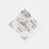 Whimsical Tribal Woodland Animals Boy Baby shower Servet (Hoek)