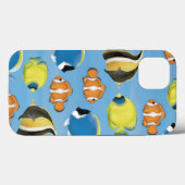 Whimsical Tropical Ocean Fish Sean Natuur Case-Mate iPhone Case (Achterkant (horizontaal))