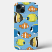 Whimsical Tropical Ocean Fish Sean Natuur Case-Mate iPhone Case (Achterkant)