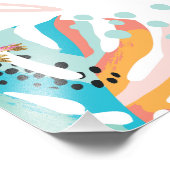 Whimsical Tropische Verjaardag Welkomstbord Foto Afdruk (Hoek)