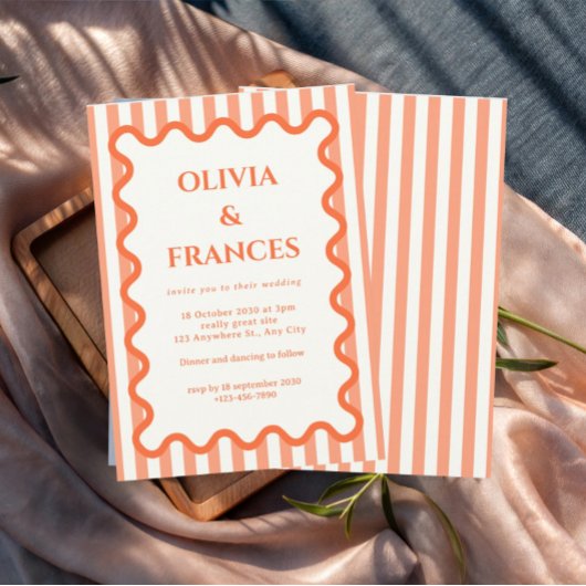 Whimsical Trouw Suite, Golf Uitnodiging