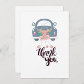 Whimsical trouwde gewoon bedankt (Voorkant / Achterkant)