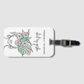 Whimsical Tuinier Boho Bloemen Schattige Plant Bagagelabel (Voorkant (horizontaal))