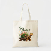 Whimsical Turtle Floral Tas (Voorkant)
