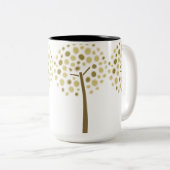 Whimsical Tweekleurige Koffiemok (Voorkant rechts)