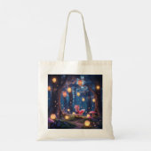Whimsical Twilight Forest - Fantasy Art Canvas tas (Achterkant)