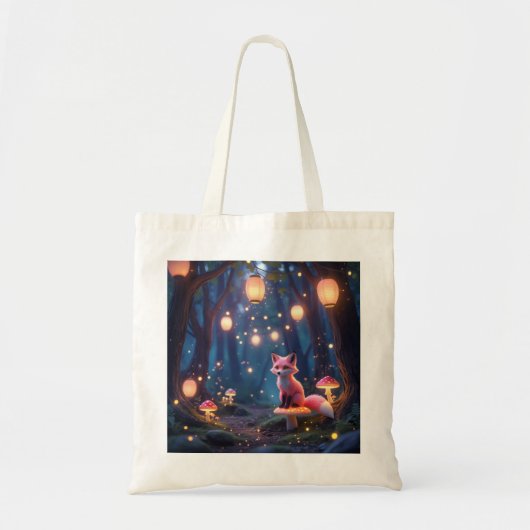 Whimsical Twilight Forest - Fantasy Art Canvas tas (Voorkant)