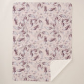 Whimsical Twilight Seamless Pattern Sherpa Deken (Voorkant)