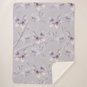 Whimsical Twilight Seamless Pattern Sherpa Deken (Voorkant)