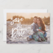 Whimsical Typography CalligraphySave the Date Kaar Save The Date (Voorkant)