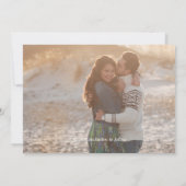 Whimsical Typography CalligraphySave the Date Kaar Save The Date (Achterkant)