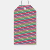 Whimsical Typography Vakantie Cadeaulabel (Achterkant)