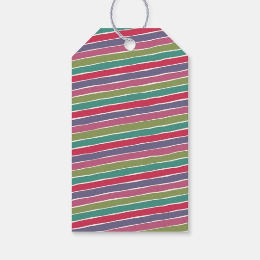 Whimsical Typography Vakantie Cadeaulabel (Achterkant)