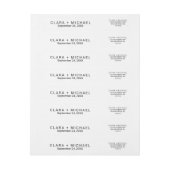 Whimsical Typography Wedloop rond Label (Vel)