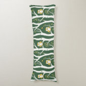 Whimsical Uil en Berkenboom Patroon Lichaamskussen (Voorkant Verticaal)