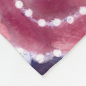 Whimsical Uil op bloeiende tak roze blauw Fleece Deken (Hoek)