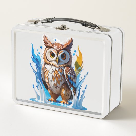 Whimsical UilBear met Water Splashes (Voorkant)