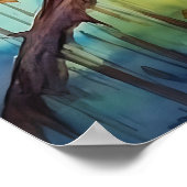 Whimsical Uilen Poster (Hoek)