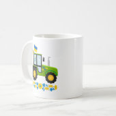 Whimsical Ukraine Tractor Koffiemok (Voorkant links)