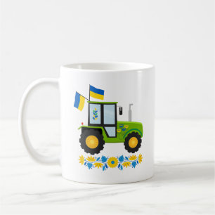 Whimsical Ukraine Tractor Koffiemok