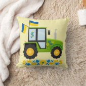 Whimsical Ukraine Tractor Kussen (Deken)