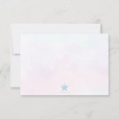 Whimsical Under the Sea Mermaid Bedankkaart (Achterkant)