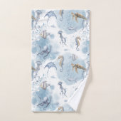 Whimsical Underwater World – Sea Creatures Pattern Bad Handdoek (Handdoek)