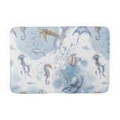 Whimsical Underwater World - Zee Creatures Pattern Badmat (Voorkant)