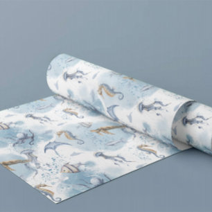 Whimsical Underwater World - Zee Creatures Pattern Cadeaupapier