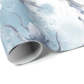 Whimsical Underwater World - Zee Creatures Pattern Cadeaupapier (Rol Hoek)